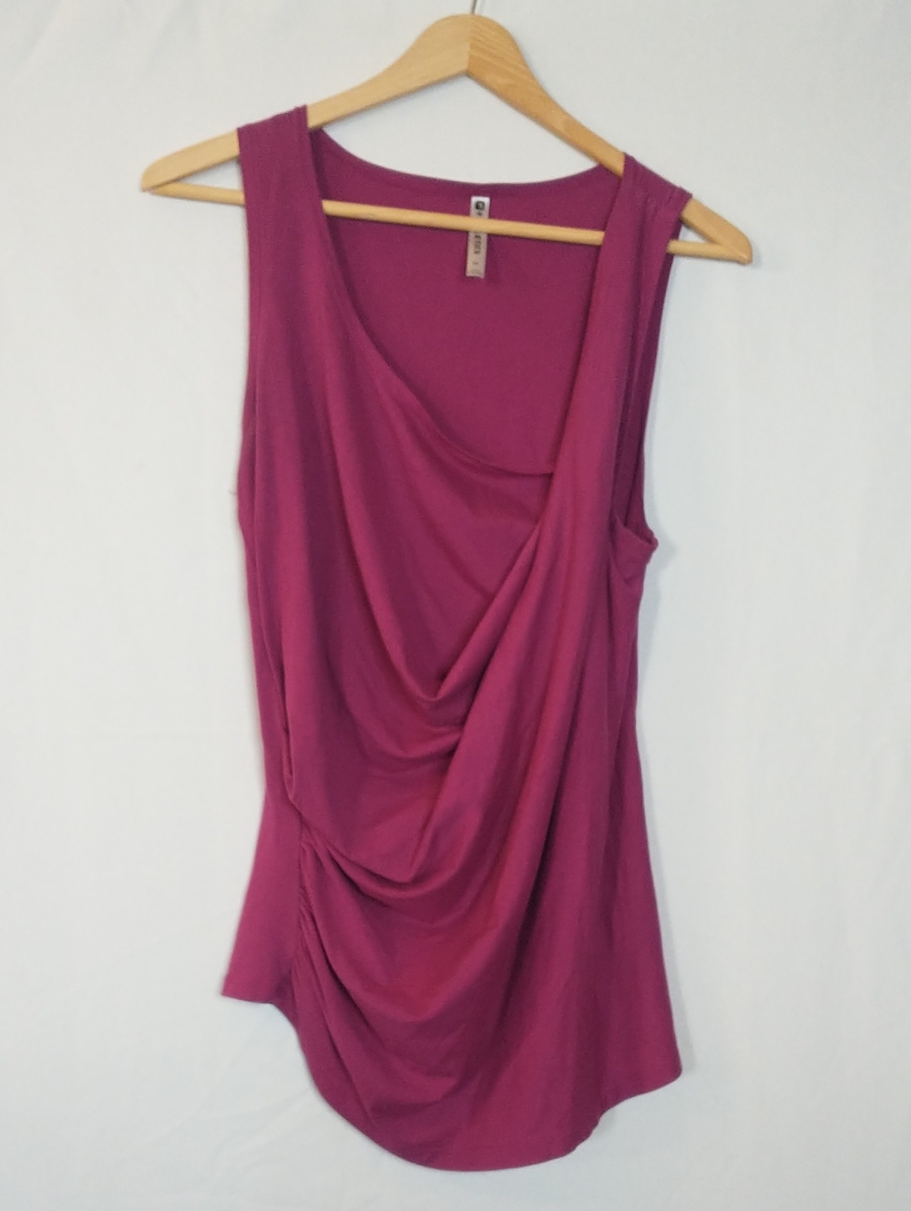 Fabletics Draped Sleeveless Tank Top - Magenta